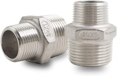 Versatile Hex Nipple Connector NPT 1″ to NPT 3/4″ Male Thread Reducer – Set of 2
