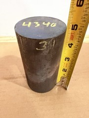 Alloy Steel Round Bar 4340-Hot Rolled Heat Treated 2 1/2” x ~4 3/4” – One Piece