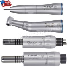 Dental Inner Water Low Speed Straight Handpiece Contra Angle Air Motor AS US