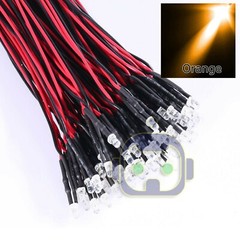 1.8mm 2mm 3mm 5mm 8mm 10mm Pre Wired LED DC9-12V Lights Emitting Diodes
