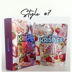 3.5g Mylar Bags with Box Smell Proof Resealable (128 Pack +) Mix Match Wholesale
