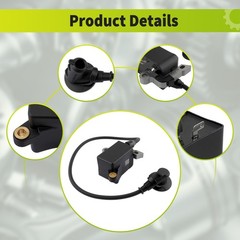 Ignition Coil For Stihl TS400 TS460 Cut Off Saw Old Style 3-Bolt 4223 400 1300