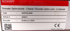 Beckhoff 094541 Digitale Encoder-Optionskarte EnDat 2.2, BiSS | AX5722-0000