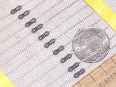 10 NEW 1K 1 K METAL FILM MF 1 KILO 1000 OHM 1/4 W .25 W WATT 1% RESISTOR FR SHIP