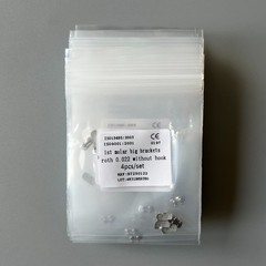 20Sets Dental Orthodontic 1st Molar Wide Big Brackets Roth 022 Without hooks