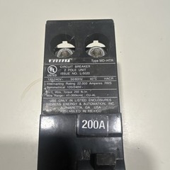 Murray Type MD-HTR 200A 2 Pole Main Circuit Breaker 120/240V HACR