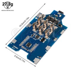 5S 18V/21V Li-ion Battery Charging Protection Board BMS Balance for Power Tool
