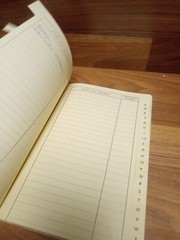 Authentic Vintage GUCCI Black Leather Notebook Address Book PLEASE READ DESCRIPT
