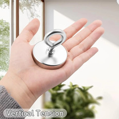 Neodymium Fishing Magnets Pulling Force Super Strong Round Rare Earth