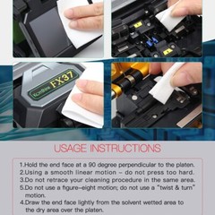 Komshine 220 pcs Fiber Optic Cleaning Platform Suit for Connectors & Bare Fibers