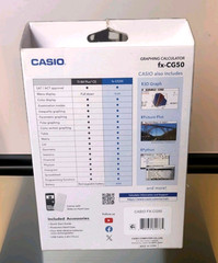 Casio fx-CG50 Color Graphing Calculator w/3D Graph & Python – NEW – FAST SHIP