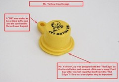 5X – Packs – 1 BLITZ Yellow Spout Cap & 1 Vent Cap, per Pack – 20 pcs total