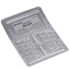 House Brand Dentistry 401763 HSB FG 889-010SF Flame Super Fine Diamond Burs 10Pk