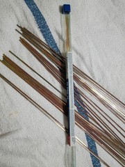 95150 Lucas Milhaupt Sil Fos Silvaloy 15% Silver Solder 28 Rods 1 pound solder
