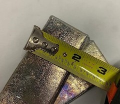 Whole Lead Ingot Pure 99.9% About 5 pounds by Rotometals