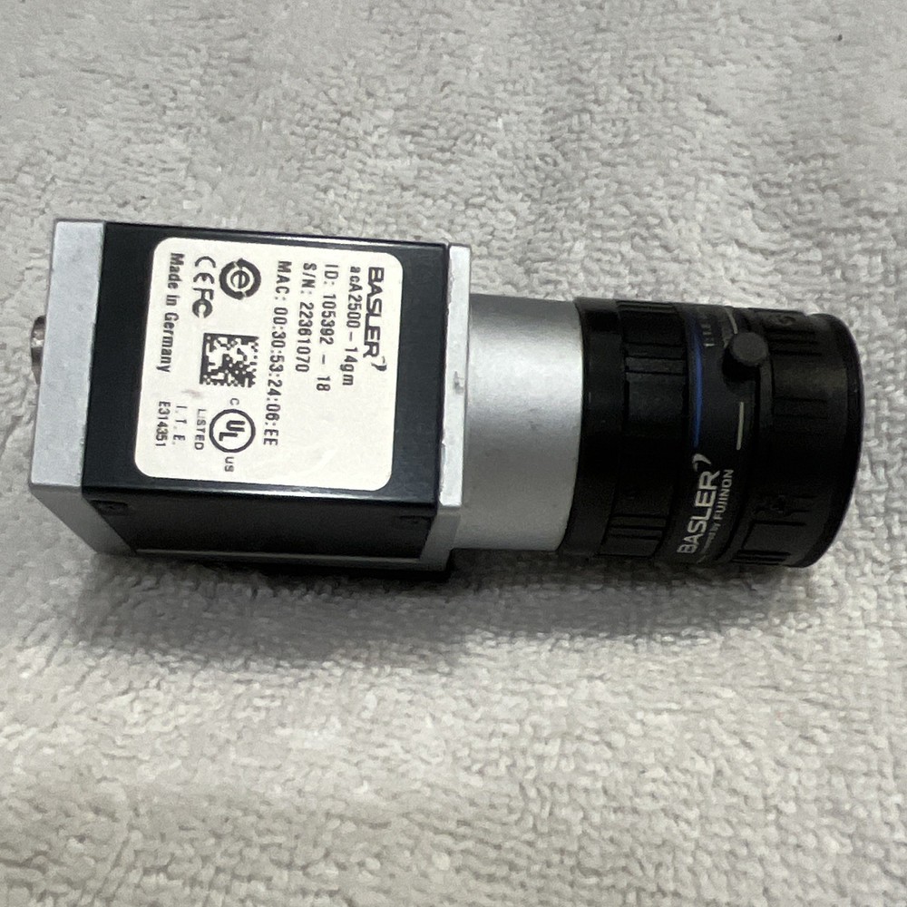 Basler acA acA2500-14gm GigE Industrial Camera with Basler Lens