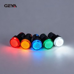 GEYA LED Power Energy Saving Indicator Pilot Light Signal Lamp 12/24/110/220/380
