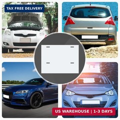 100 Pcs Temporary Paper Tags Blank License Plates 8.5 x 11 Inches Printable Tear