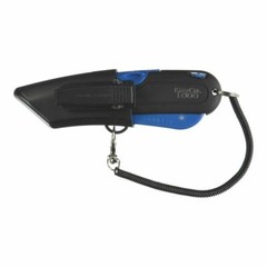 Box Knife Cutter Holster & Easy Cut 1000 Safety Replacement Blades, PK 10 Blades