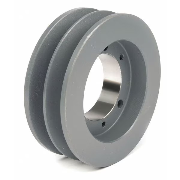 1/2 in to 1-1/4 in Quick Detachable Bushed Bore 2 Groove V-Belt Pulley 2.65 in