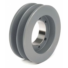 1/2 in to 1-1/4 in Quick Detachable Bushed Bore 2 Groove V-Belt Pulley 2.65 in