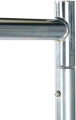Clothing Clothes Rack Z-Truck Rolling Locking Casters 68″ x 36″ Single Rail