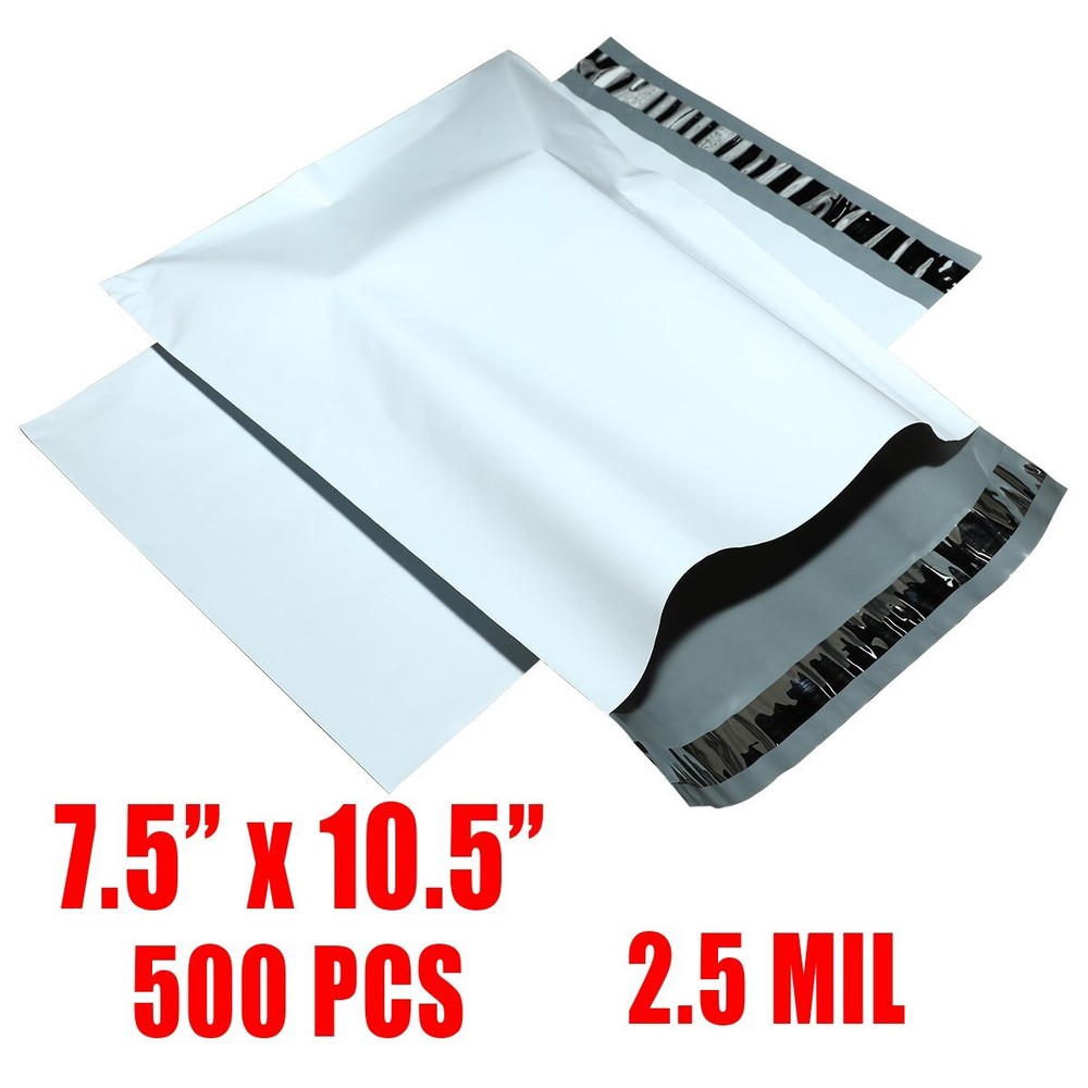 Lot 500 7.5×10.5 INCH Poly Mailers Shipping Bags Envelopes Packaging Premium Bag
