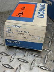 OMRON H3BA SOLID STATE TIMER 100/110/120 VOLTS TIME 0.5s-100h NIB