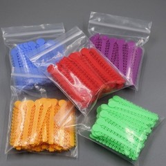 1040Pcs Dental Elastic Ligature Ties Rubber Bands Loops for Orthodontic Braces