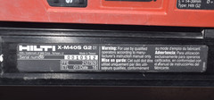 HILTI GX 2 Gas-Actuated Tool w/Hilti X-M40S G2 Magazine – USED – TOOL ONLY!
