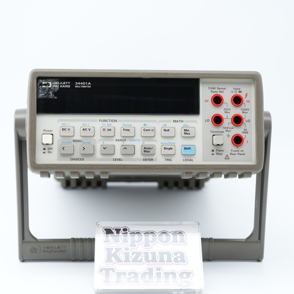 HP Agilent 34401A Digital Multimeter 6.5 Digit Bench DMM GPIB RS232 Tested
