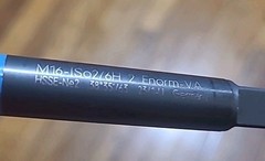 EMUGE. M16-ISo/6H 2 Enorm-VA. HSSE-Ne2 38°35/63 23/1-U Germany. Tap. Machinist