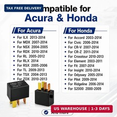 Relay G8HL-H71 (Set of 2), 39794-SDA-A03 39794-SDA-A05 12VDC Automotive Relay –