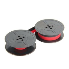 6- PK For Less! Vintage Portable Manual Royal Typewriter Spool Ribbon Black Red