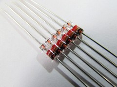1N34A ITT GENUINE GERMANIUM GOLD BONDED DIODE HIGHEST QUALITY ON THE MARKET 6pcs