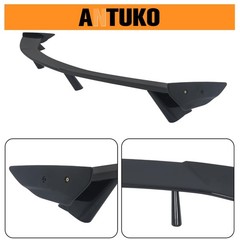 Gloss Black High Wing Rear Trunk Spoiler Lip Corvette C8 2020-2024