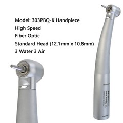COXO Dental High Speed Fiber Optic Handpiece Turbine KaVo Coupler 4 Hole 6 Pin