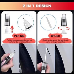 Blue Pearl Touch Up Paint for Subaru Quick Scratch Repair, 2in1 Pen & Brush