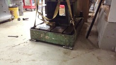MADE IN USA Drill,lathe mover Machine Skate Set (4), low profile dolly roller