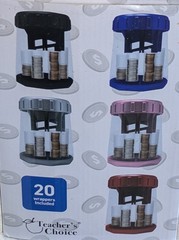NEW Teacher’s Choice Digital Coin Sorter & Counter Automatic Bank w/20 Wrappers