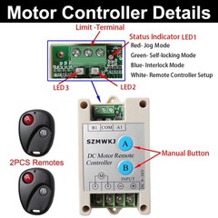 1500N 12V DC Linear Actuator Electric Motor + Brackets + Wireless Controller Kit