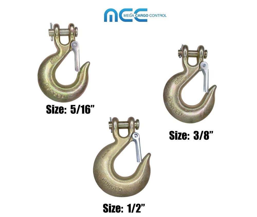 G70 5/16″ 3/8″ 1/2″ Tow Chain Clevis Slip Hook for Flatbed Truck Transport Chain