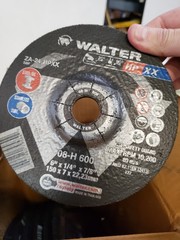 Lot of 7 Walter 08H600 6″ x 1/4″ x 7/8″ Allsteel High Performance Grinding Wheel