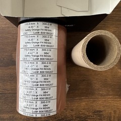 Labeltac LPR06 PRO/ X Print Ribbon 4.33″ x 984′” LPR03 (orange)