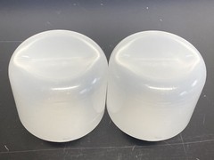 Used (2) EPPENDORF 1000mL PP Wide-Neck Centrifuge Bottles F-Bttm 5910770006
