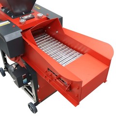 Electric Grass Cutting&Silk Kneading Machine w/Conveyor Belt 6 Blade 220V 2.2KW