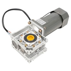 Worm Gear Reducer Motor with Speed Controller 1:50 Reduction 370W 27 r/min 65 NM