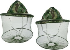 2-Pack Lightweight Camouflage Beekeeping Hats with Netting for All Seasons