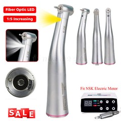 Bien Air Style Dental Hi Speed Fiber Optic 1:5 L Electric Handpiece Contra Angle