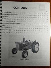 John Deere 1520 Tractor S/N 10001-92962 Owner’s Operator’s Manual OM-T30140 G8